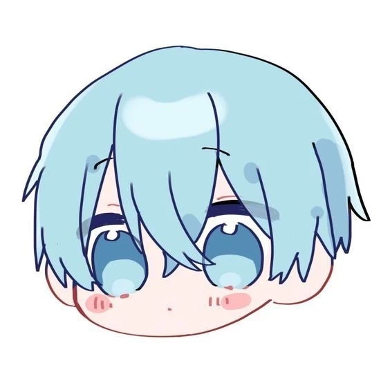 Ảnh màu xanh dương cute mang phong cách dễ thương và gần gũi