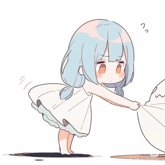 Hình ảnh màu xanh dương cute tạo ấn tượng nhẹ nhàng và thu hút người xem