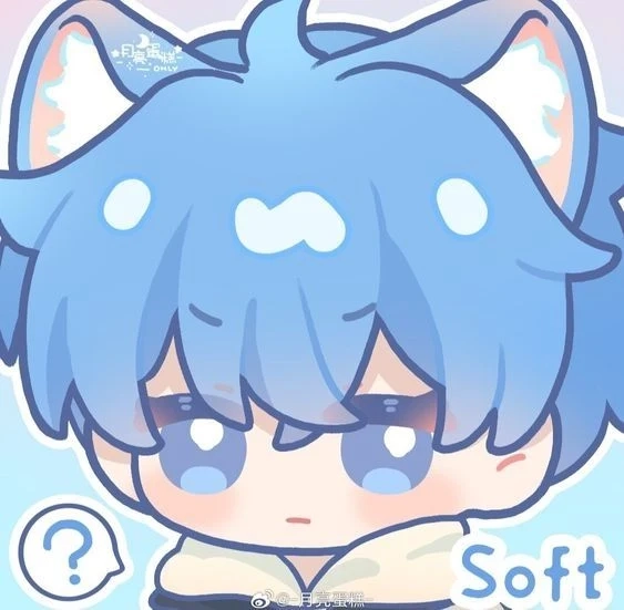 Hình nền đẹp cute màu xanh dương phù hợp cho người yêu thích sự dễ thương