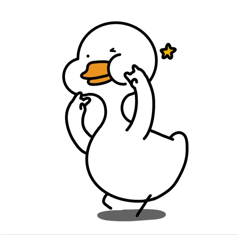Meme vịt với biểu cảm ngớ ngẩn luôn khiến người xem phải bật cười.