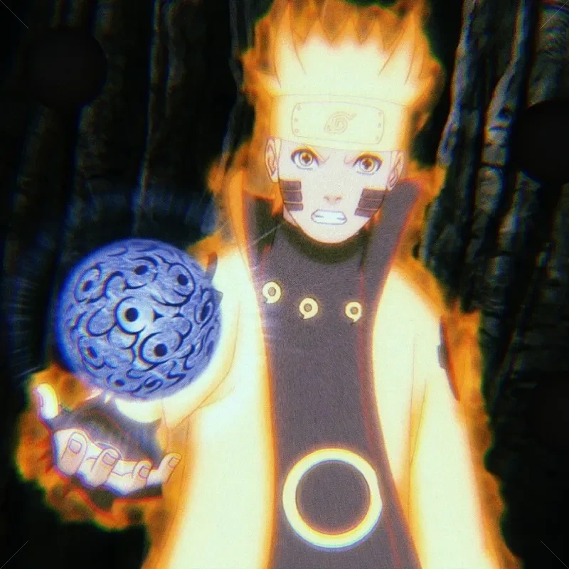 Hình Naruto Lục Đạo thể hiện sức mạnh và quyết tâm phi thường