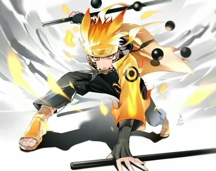 Hình Naruto Lục Đạo ngầu tạo nên phong thái đầy ấn tượng và cuốn hút
