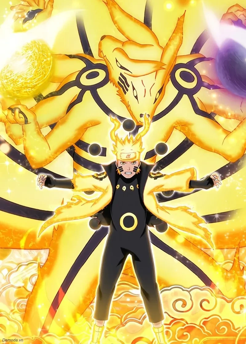 Hình chibi Naruto tái hiện nhân vật với phong cách dễ thương và sinh động