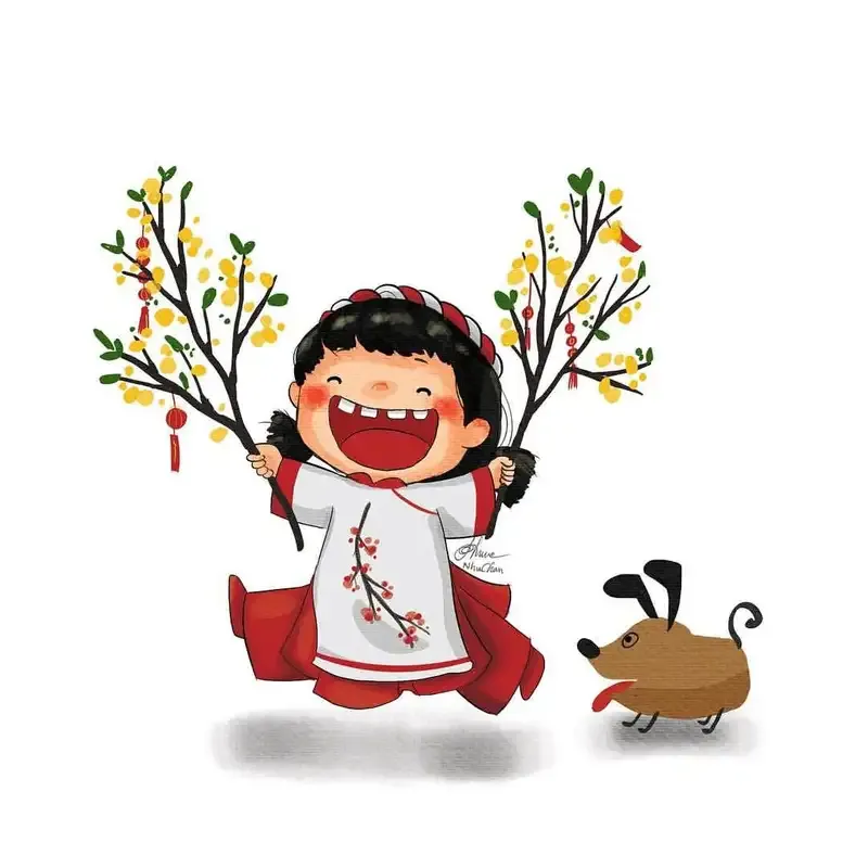 Chào xuân với avatar ngày Tết đẹp, thu hút mọi ánh nhìn