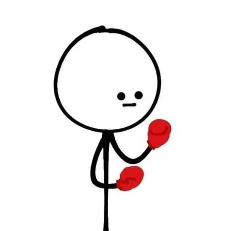 Ảnh cute người que thể hiện nét đáng yêu qua từng đường nét vẽ