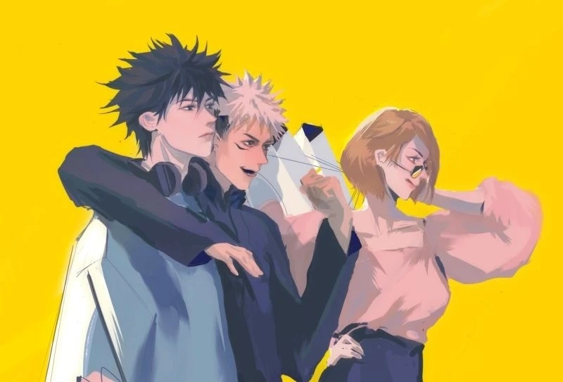 Ảnh anime nhóm 4 người nữ ngầu tạo cảm giác mạnh mẽ và ấn tượng