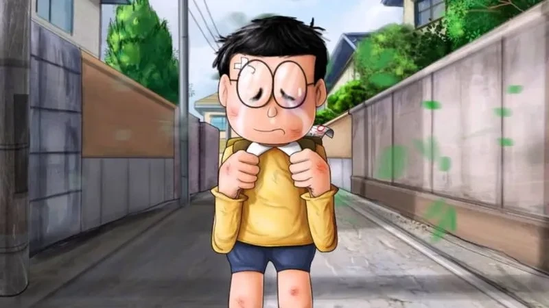 Hình ảnh Doraemon và Nobita cute mang lại cảm giác vui vẻ và hạnh phúc