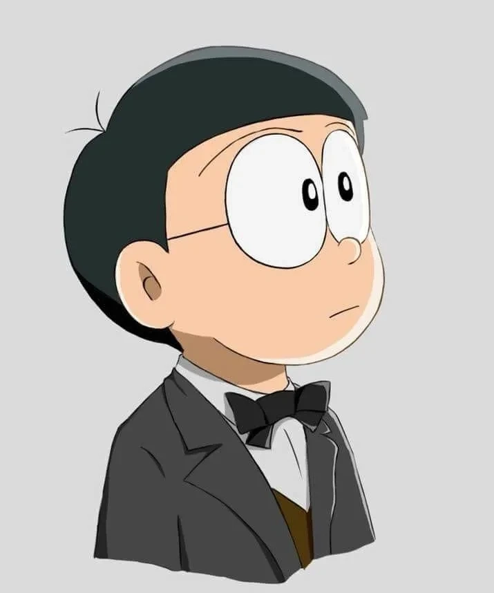 Ảnh Nobita cute lưu giữ những khoảnh khắc vui vẻ và đáng nhớ của nhân vật