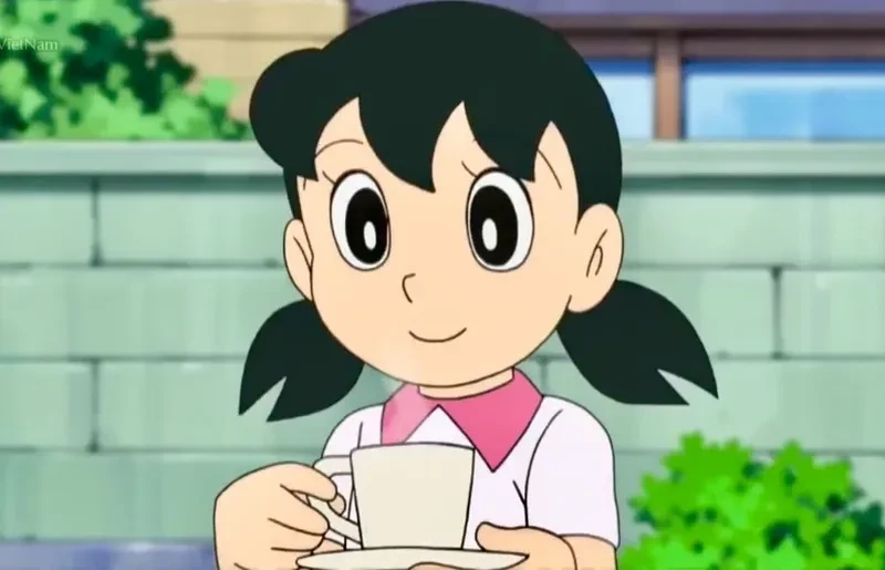 Hình ảnh Nobita và Xuka thể hiện sự kết nối đặc biệt và chân thành