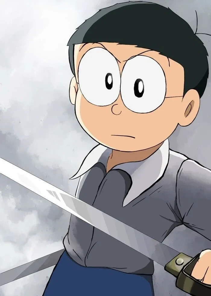 Hình ảnh Nobita dễ thương mang đến sự gần gũi và cảm xúc nhẹ nhàng