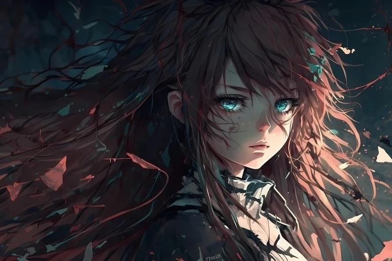 Hình avatar anime nữ ngầu mang đến sự lạnh lùng và quyến rũ
