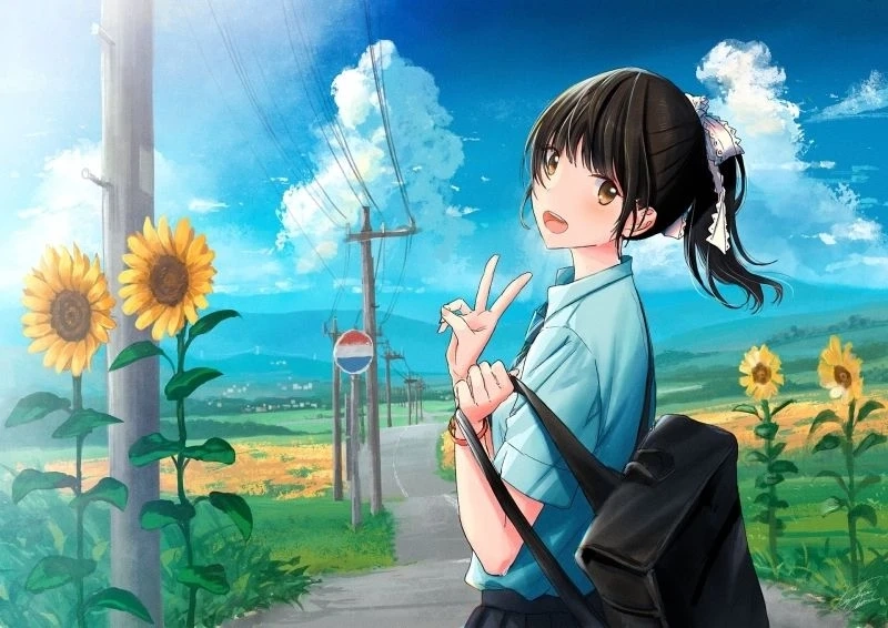 Avatar cô đơn nữ anime tạo sự sâu lắng và tĩnh lặng trong cảm xúc