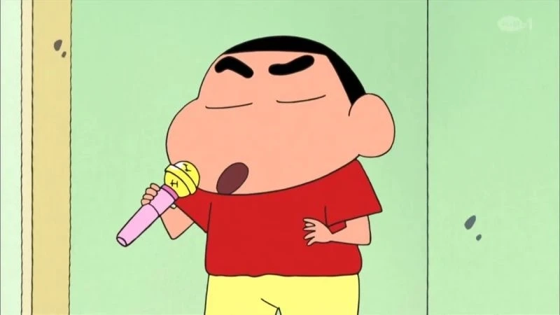 Ảnh nền điện thoại Shin cậu bé bút chì với thiết kế hài hước