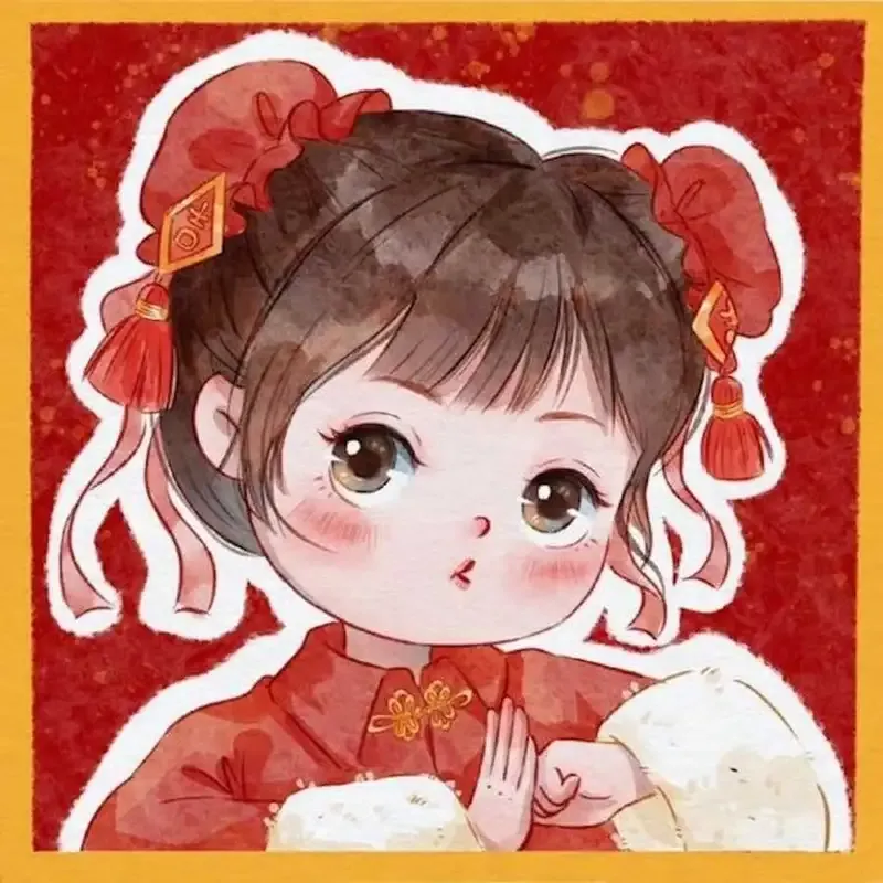 Thể hiện cá tính qua bộ sưu tập avatar Tết anime độc đáo