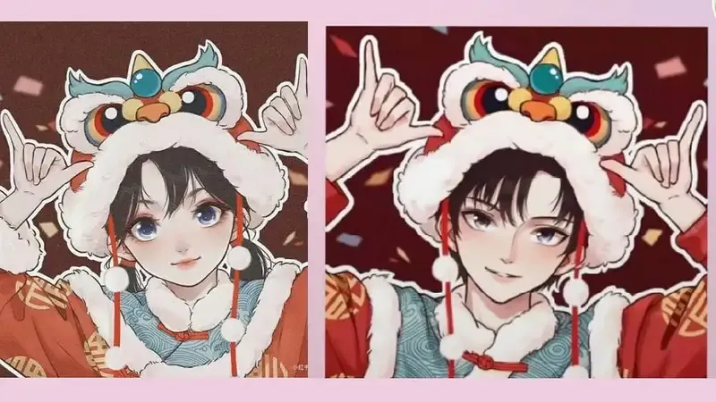 Khoe sắc xuân qua những avatar Tết anime lãng mạn, cuốn hút
