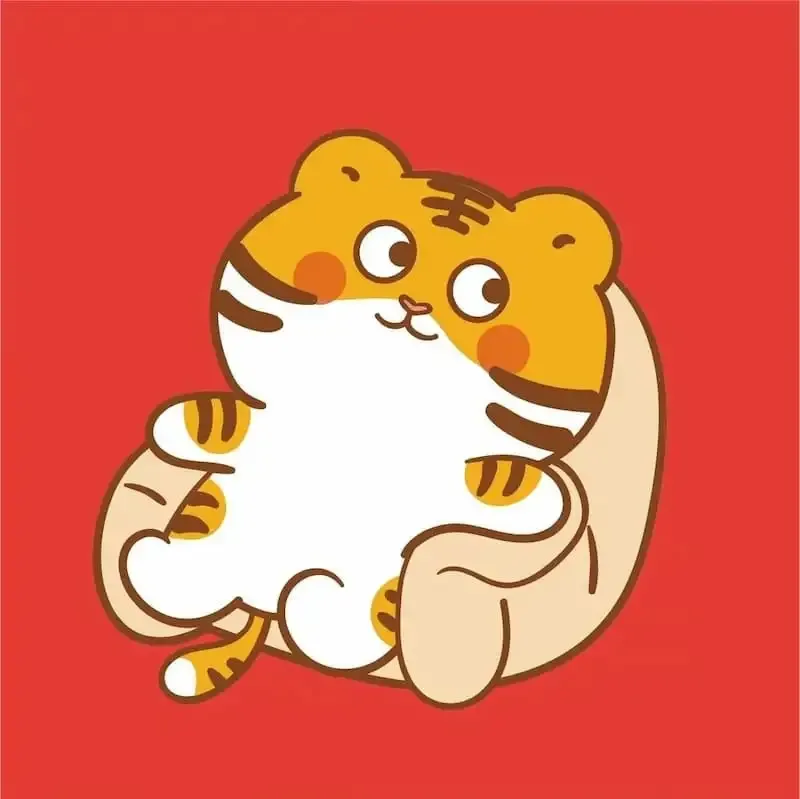 Avatar Tết con hổ mạnh mẽ, mang đến sự uy quyền trong năm mới