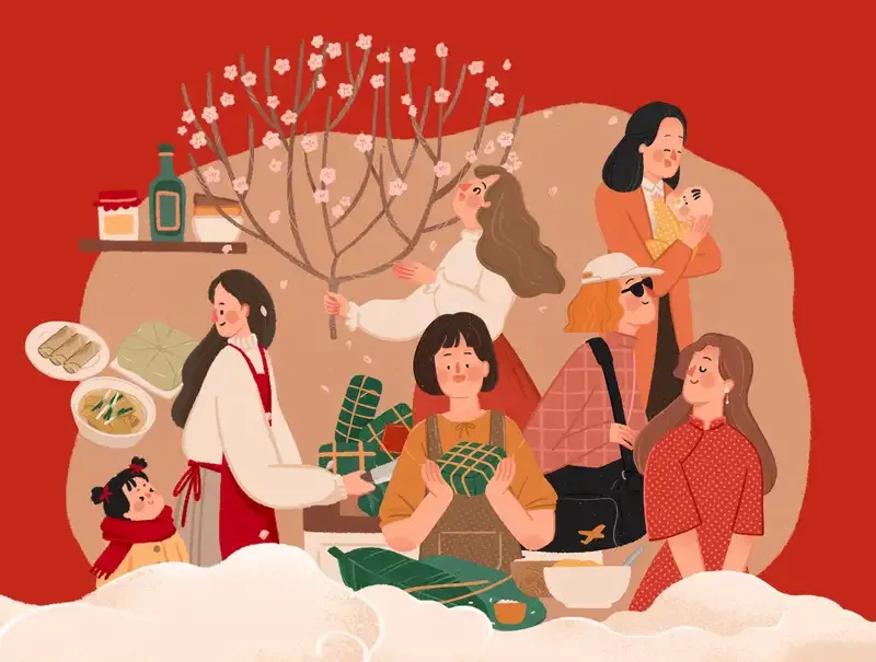 Đón Tết trọn vẹn với avatar Tết sum vầy ấm áp và ý nghĩa