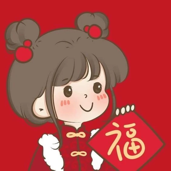 Avatar chúc mừng năm mới tươi vui, đầy sắc xuân