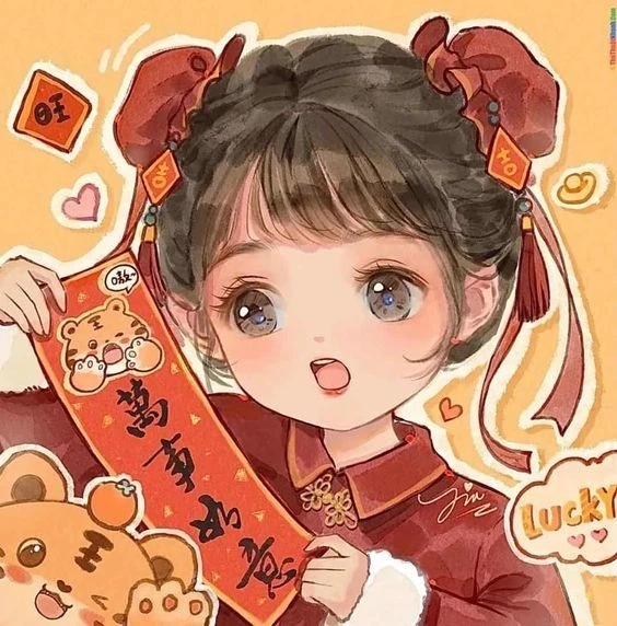 Avatar ngày tết đẹp mang không khí xuân tươi mới, đầy sắc màu