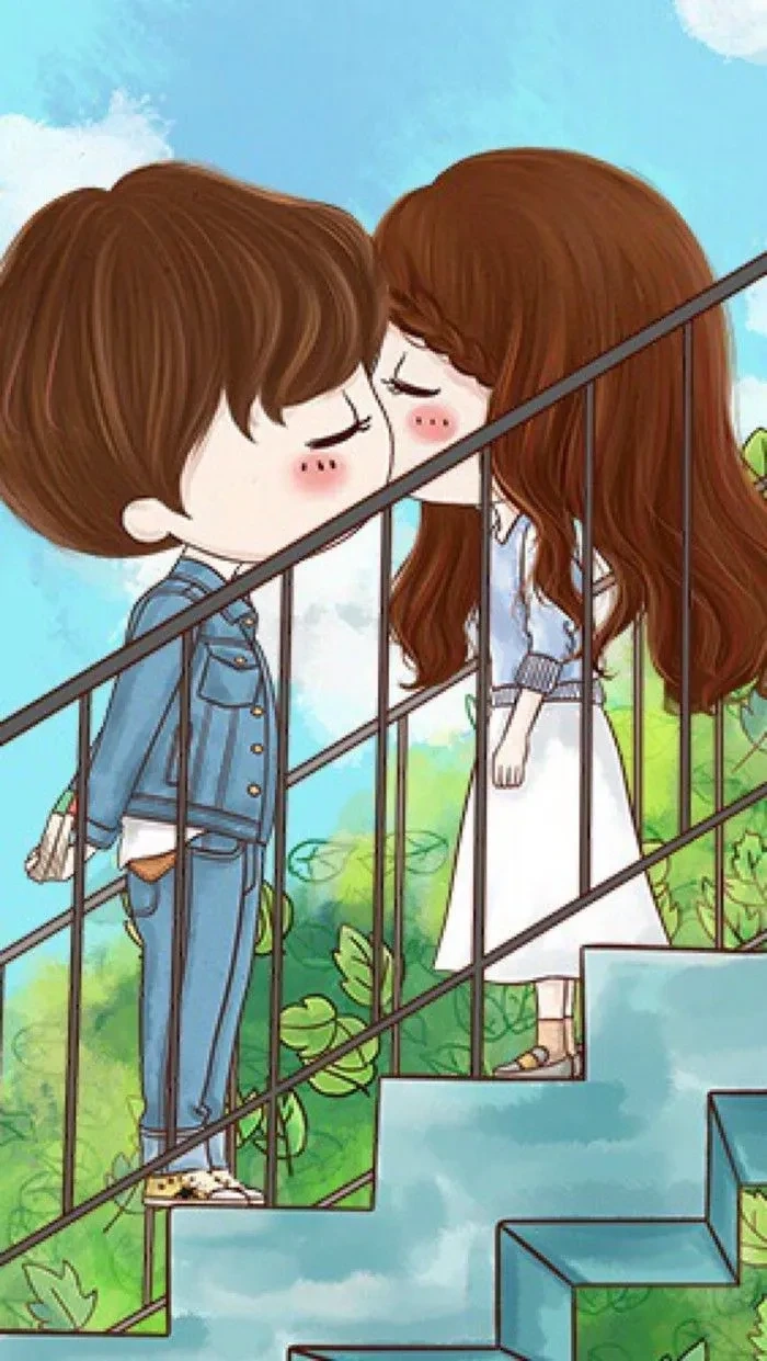 Hình nền cute tình yêu tạo cảm giác ấm áp và lãng mạn cho màn hình