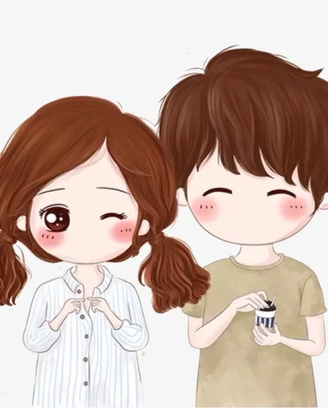 Hình nền máy tính tình yêu dễ thương làm nổi bật không gian làm việc