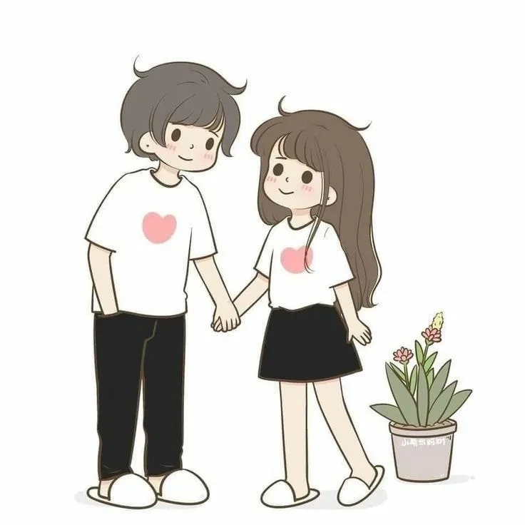 Nền tình yêu dễ thương mang đến cảm giác nhẹ nhàng và ấm áp