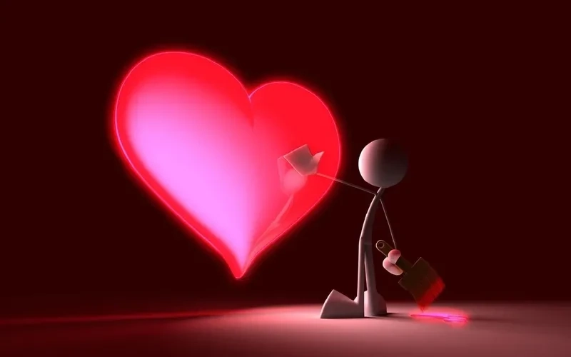 Ảnh nền trái tim cute mang đến cảm giác ấm áp và dễ chịu khi ngắm nhìn