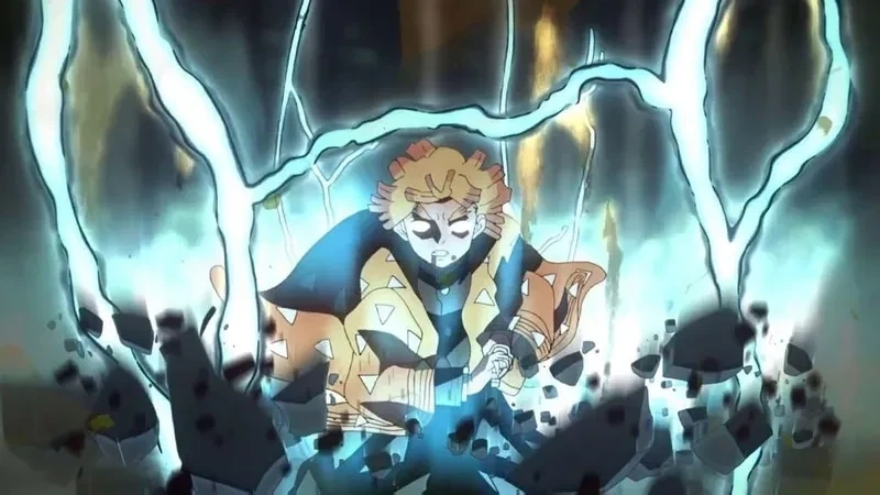 Hình nền Zenitsu trong những khoảnh khắc đáng nhớ từ anime