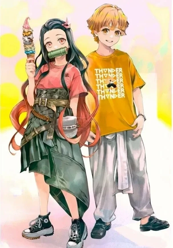 Ảnh của Nezuko và Zenitsu lưu giữ những khoảnh khắc đặc biệt từ phim