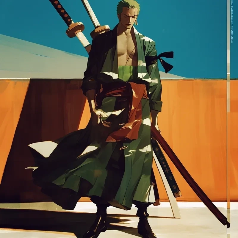 Zoro hình nền ấn tượng, tạo điểm nhấn cho màn hình điện thoại