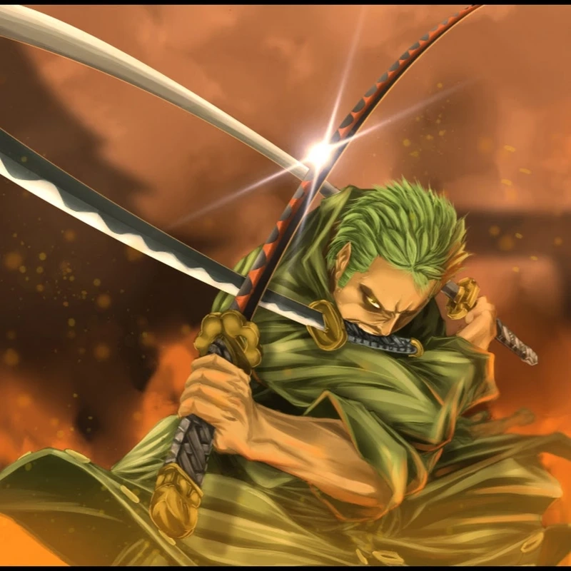 Ảnh nền one piece zoro sắc nét và đẹp mắt, thể hiện phong cách mạnh mẽ