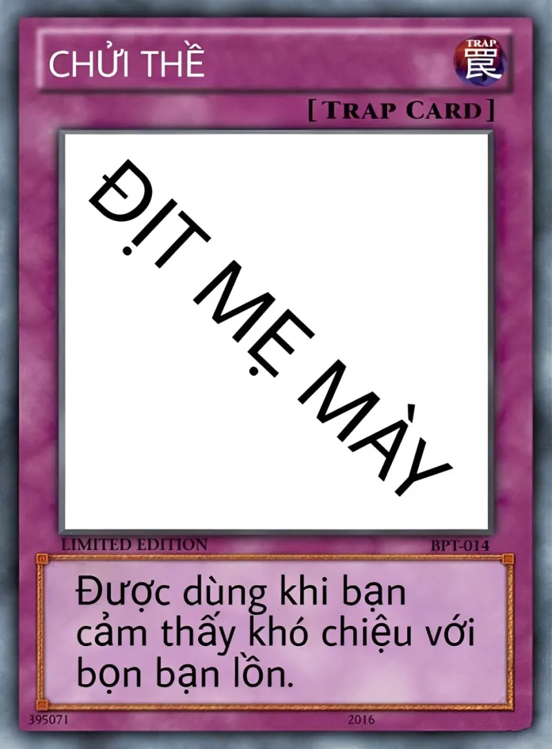 Meme thẻ bài yugioh siêu hài, nâng tầm giải trí cùng bạn bè