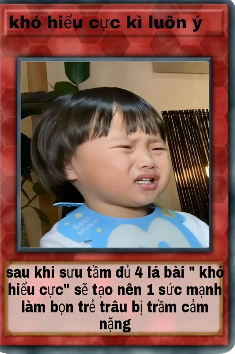 Tuyển tập ảnh meme thẻ bài hài hước, phù hợp mọi độ tuổi