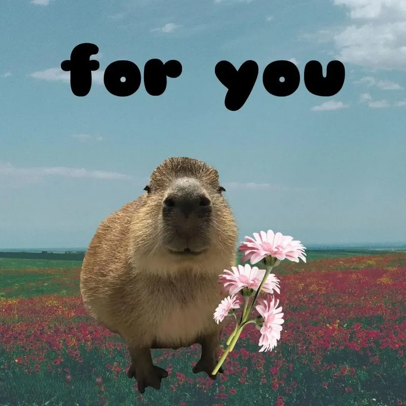 Bộ sưu tập capybara Chắc chắn bạn sẽ yêu thích những capybara meme màu hồng này!ngộ nghĩnh, đáng yêu nhất 2025 1