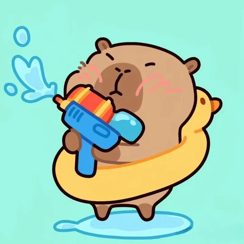 Capybara meme chuột lang nước đang được yêu thích vì sự đáng yêu.