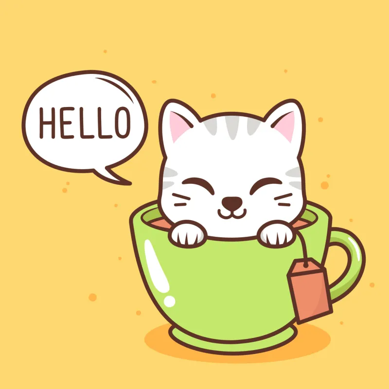 Hình meme chào là sự lựa chọn hoàn hảo cho lời chào thú vị và đáng yêu