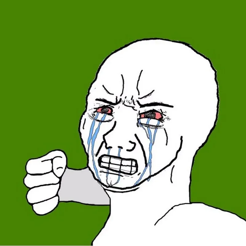 Meme con ếch khóc tạo nên sự đồng cảm ngọt ngào và hài hước.