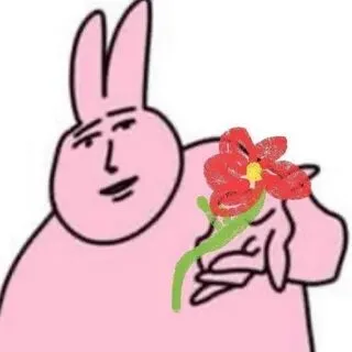 Meme tặng hoa cute vừa dễ thương vừa ngộ nghĩnh sẽ làm bạn cười tít mắt