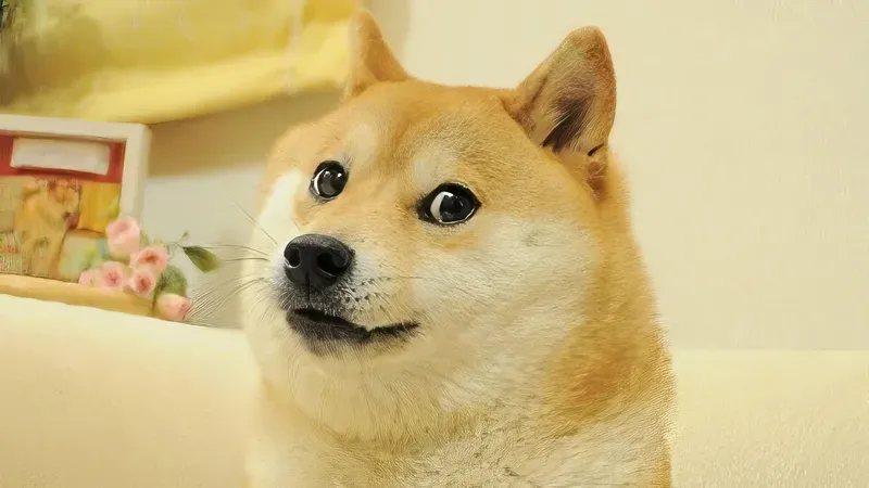 Meme dog smile - chú chó tỏa nụ cười đầy duyên dáng và gây cười.