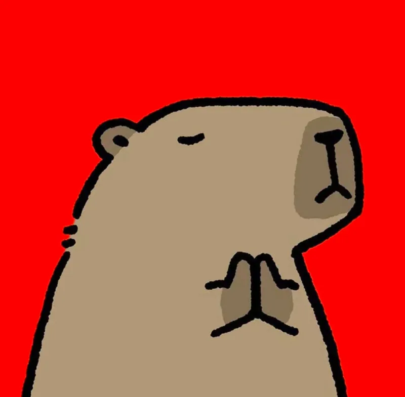 Capybara meme với quả trứng - sự kết hợp hoàn hảo giữa đáng yêu và hài hước.