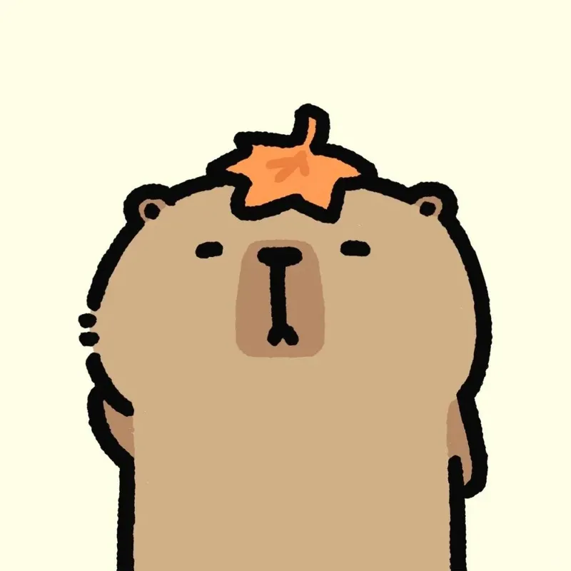 Capybara meme gửi lời yêu thương ngọt ngào, cực dễ thương!