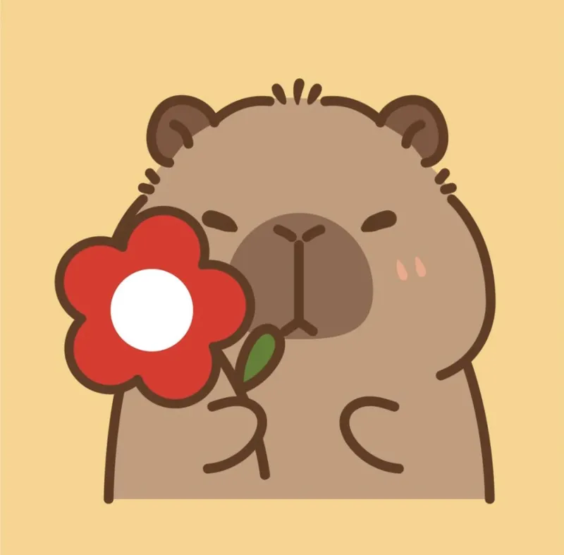 Chúc mừng sinh nhật cực kỳ hài hước với capybara meme ngộ nghĩnh.