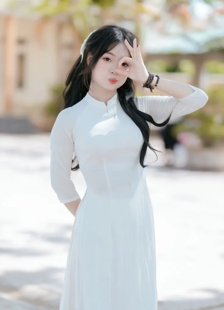 áo dài học sinh mỏng