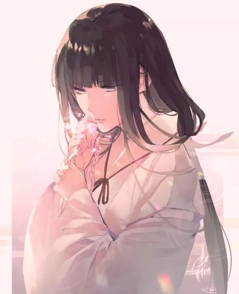 Ảnh anime gái dễ thương tạo điểm nhấn bằng nét duyên dáng tự nhiên