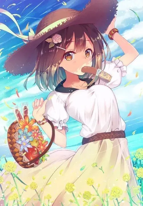 Hình anime cô gái buồn với nét đẹp nhẹ nhàng và cảm xúc sâu lắng