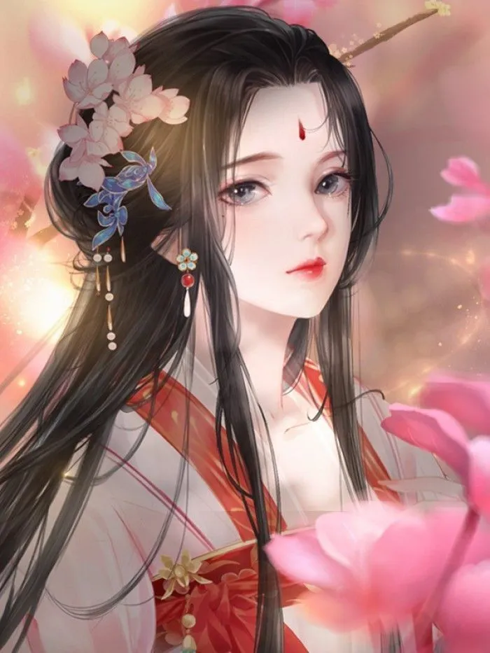 Hình ảnh cô gái buồn quay lưng anime mang lại cảm giác bí ẩn