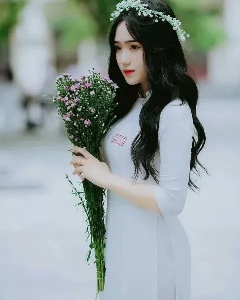áo dài trắng học sinh