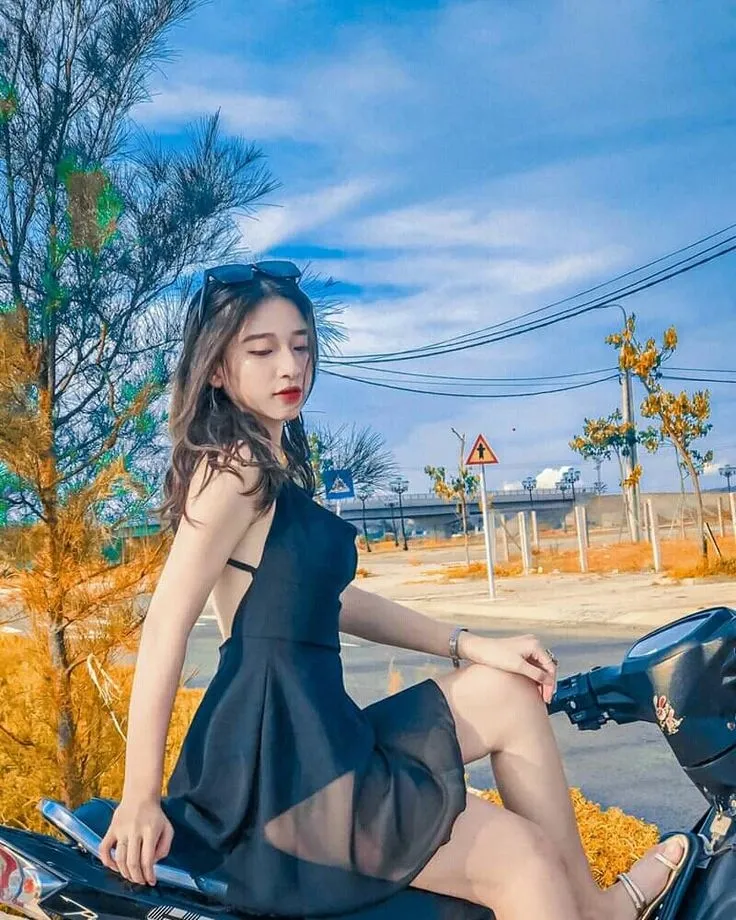 gái xinh xe độ