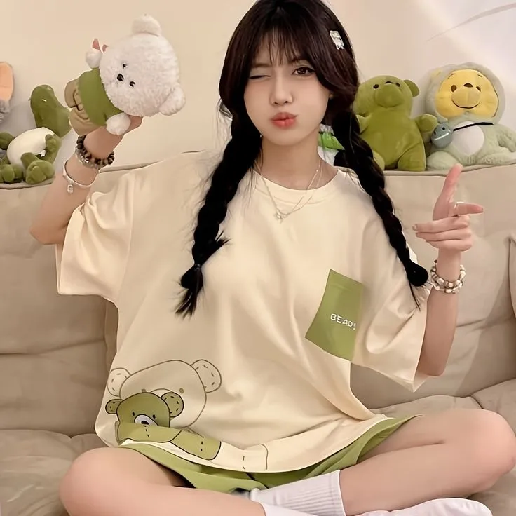 Gái xinh đồ ngủ thể hiện sự quyến rũ và dễ thương trong từng khoảnh khắc