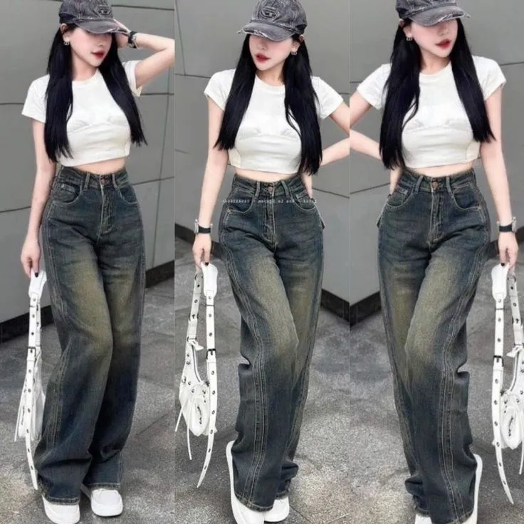 gai xinh mac quan jean
